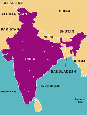 india map